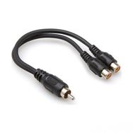 Hytech HY-B100 RCA to 2xRCA Dişi 30 cm Ara Ses Kablosu
