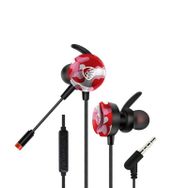 Hytech HY-GK4 Esnek Mikrofonlu Kamuflajlı Kulak İçi Kırmızı Renk Oyuncu Kulaklığı