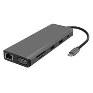 Hytech HY-USBC32 4K 2K Ultra HD Gri Metal Type-C Adaptör