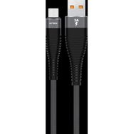 Hytech HY-X2252M 3A Micro Usb 2 mt Gri Data Şarj Kablosu