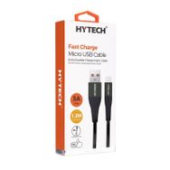 Hytech HY-X275 1.2 m 3A Micro Usb Yeşil Data Sarj Kablosu