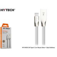 Hytech HY-X405 Siyah 3A Type-C 1M Data + Şarj Kabl