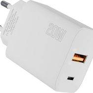 Hytech HY-XT75 20W Pd +Usb Qc 3.0 18W Beyaz Ev Hızlı Şarj Adaptör