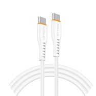 Hytech HY-XTP20 Beyaz 1 mt 3A Type-C To Typec Hızlı Data Şarj Kablosu