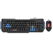 Hytech HYK-46 Gamy Combo USB Mavi Tuşlu Q Gaming Oyuncu Siyah Klavye ve 1000 DPI Mouse Set