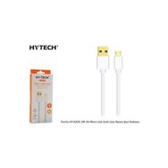 Hytech Portta HY-X200 1 mt 3A Micro Usb Gold Uçlu Beyaz Şarj Kablosu