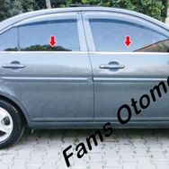 Hyundai Accent Era Paslanmaz Çelik 4 Parça Krom Cam Çıtası