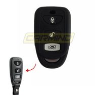 Hyundai Elantra Sonata Tucson Silikon Siyah Anahtar Kılıfı