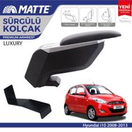 Hyundai İ10 2008 2013 Çelik Ayaklı Gri Siyah Kol Dayama Kolçağı