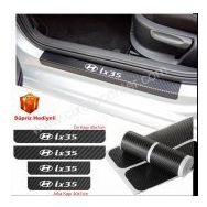 Hyundai İX35 4 Adet Karbon Kapı Eşiği Sticker