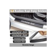 Hyundai İx55 4 Adet Karbon Kapı Eşiği Sticker