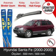 Hyundai Santa Fe RBW 2000-2005 Muz Silecek Takımı