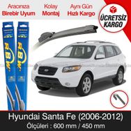 Hyundai Santa Fe RBW 2006-2012 Muz Silecek Takımı