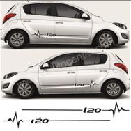 Hyundai Siyah Ritim Oto Sticker