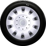 Hyundai SKS-SJS 401 16 İnç 4 Adet Kırılmaz Jant Kapağı
