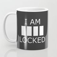 I Am Locked Kupa Bardak