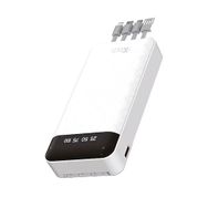 I-Xtech PB026 20.000 mAh Dahili Micro + USB + Lightning + Type-C Kablolu 2.1A Beyaz Powerbank