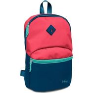 iBag 13952 Lacivert-Nar Çiçeği İki Bölmeli Günlük Sırt Çantası