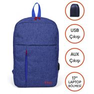 İbag 17 Kırçıllı Lavanta Laptop Sırt Çantası