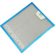 İcanpares Dominox Uyumlu En 25,2 cm Boy 30 cm Tek Tırnaklı Aspiratör Davlumbaz Metal Yağ Filtresi