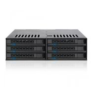 Icy Dock MB326SP-B ExpressCage 5.25 inç Yuvayı 6x 2.5 inç Sata Yuvaya Çevirici Sürücü Yuvası