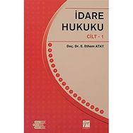 İDARE HUKUKU - 1 - YAHYA KAZIM ZABUNOĞLU
