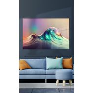 İdeal Glass Art Dalga Cam Tablo