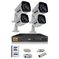 IDS DS-2027HD-SET4-320 4 Kameralı 5 MP Sony Lensli Full HD 320 GB Dış Gece Görüşlü Güvenlik Kamerası Sistemi