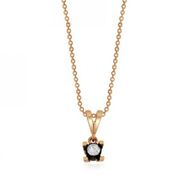 İf Pırlanta 0.08 ct Elmas Tektaş Kolye,