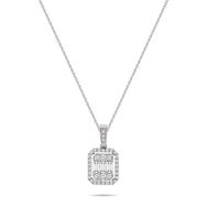 İf Pırlanta 0.35 ct Pırlanta Baget Kolye