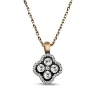 İf Pırlanta 0.35 ct Pırlanta Zümrüt Kolye