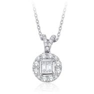 İf Pırlanta 0.40 ct Pırlanta Baget Kolye