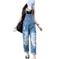 IFIKK BDK1066HS Stil 7 Little Big Kid Önlüklü Mavi Renk Kız Çocuk Tulum