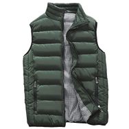 IFIKK Gilets Ordu Yeşili Kapitone Puffer Erkek Ceket