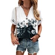 IFIKK GT11 Baskılı Kısa Kollu Kadın T-shirt
