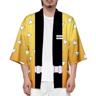 IFIKK Happi Haori Genç Anime 3D Baskılı Şeytan Katili Stil 29 Erkek Ceket