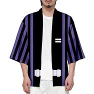IFIKK Happi Haori Genç Anime 3D Baskılı Şeytan Katili Stil 35 Erkek Ceket