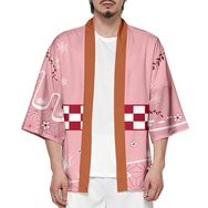 IFIKK Happi Haori Genç Anime 3D Baskılı Şeytan Katili Stil 39 Erkek Ceket
