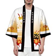 IFIKK Happi Haori Genç Anime 3D Baskılı Şeytan Katili Stil 42 Erkek Ceket