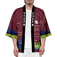 IFIKK Happi Haori Genç Anime 3D Baskılı Şeytan Katili Stil 44 Erkek Ceket
