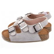 IFIKK JKSKP078IFI 078 Açık Gri Renk Kemerli Unisex Çocuk Sandalet Ayakkabı