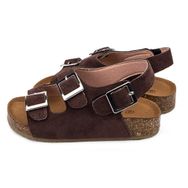 IFIKK JKSKP078IFI 078 Kahverengi Renk Kemerli Unisex Çocuk Sandalet Ayakkabı