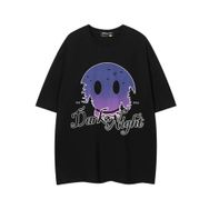 IFIKK SB10 Yuvarlak Yaka Kısa Kollu Rahat Baskılı Kadın T-shirt