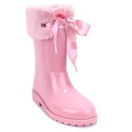İgor W10239 Campera Charol Pembe Soft Ortopedik Kız Çocuk Yağmur Çizmesi