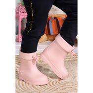 İgor W10257 Bimbi Euri Su Geçirmez Pudra Unisex Çocuk Yağmur Kar Çizmesi