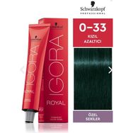 Igora Royal 0-33 Kızıl Azaltıcı 60 ml Saç Boyası