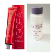 Igora Royal 0-33 Kızıl Azaltıcı Saç Boyası + Oksidan