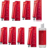Igora Royal 4-68 Kahve-Çikolata Kızıl 8 Adet Saç Boyası + 1 lt Oksidan