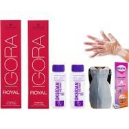 Igora Royal 6-68 Koyu Kumral Çikolata Kızıl Boyası 2 Adet Saç Boyası+ Oksidan