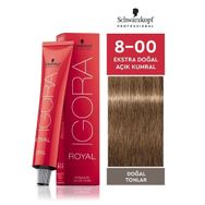 Igora Royal 8-00 Açık Kumral-Ekstra Doğal 6 Adet Saç Boyası